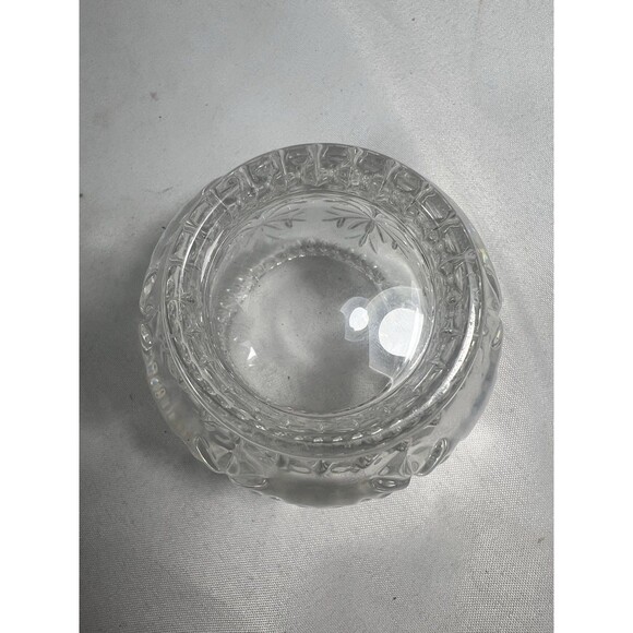 PartyLite Crystal Aurora Starburst Tealight Votive Candle Holder Heavy Glass - Picture 9 of 11